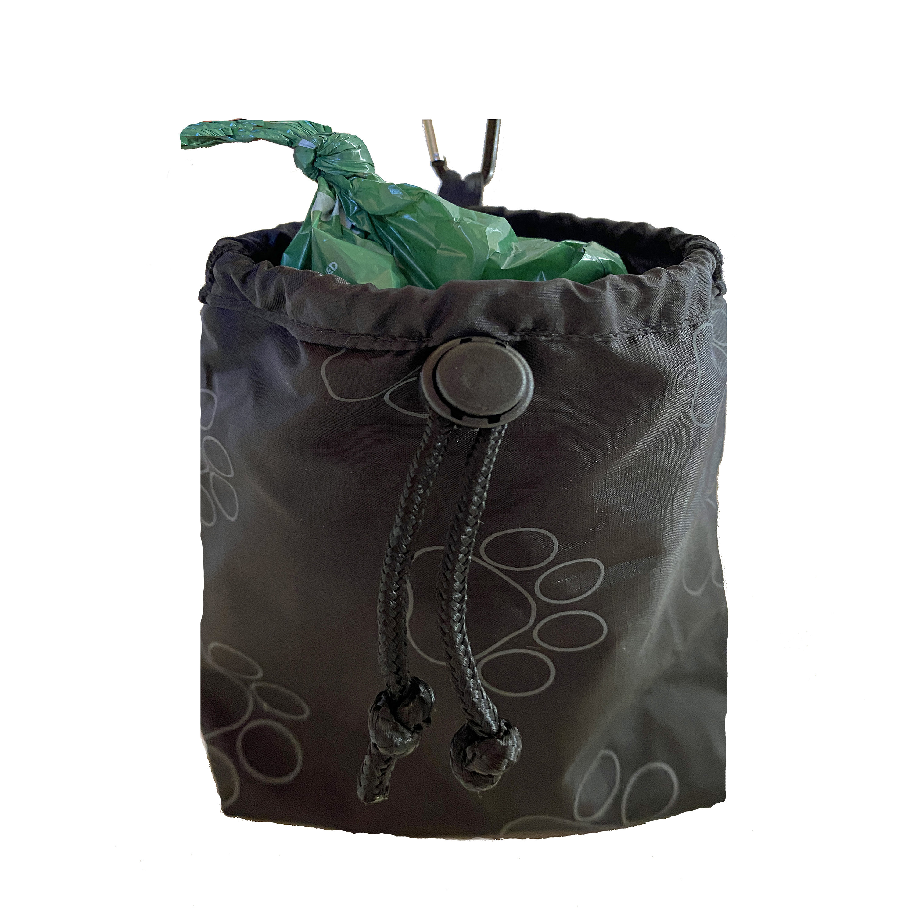 Dog Poop Waste Bag Carrier Clips to Leash 2 Inside Pockets Etsy