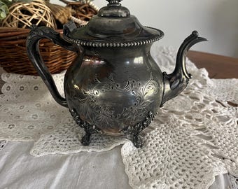Vintage Large Benedict Silver E.P.N.S. B.M.M. Plate Georgian 1859