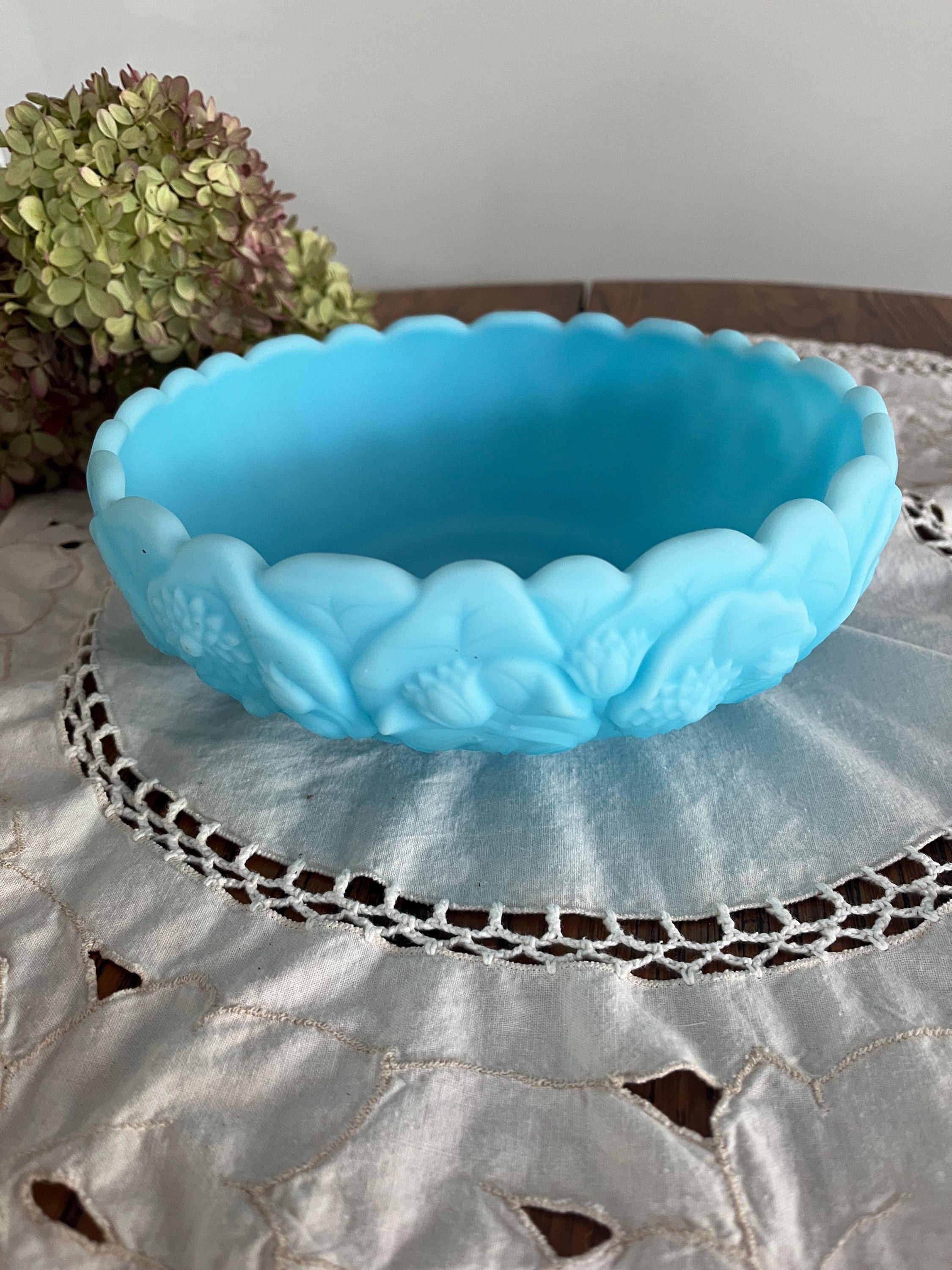 Fenton Blue Bowl - Etsy