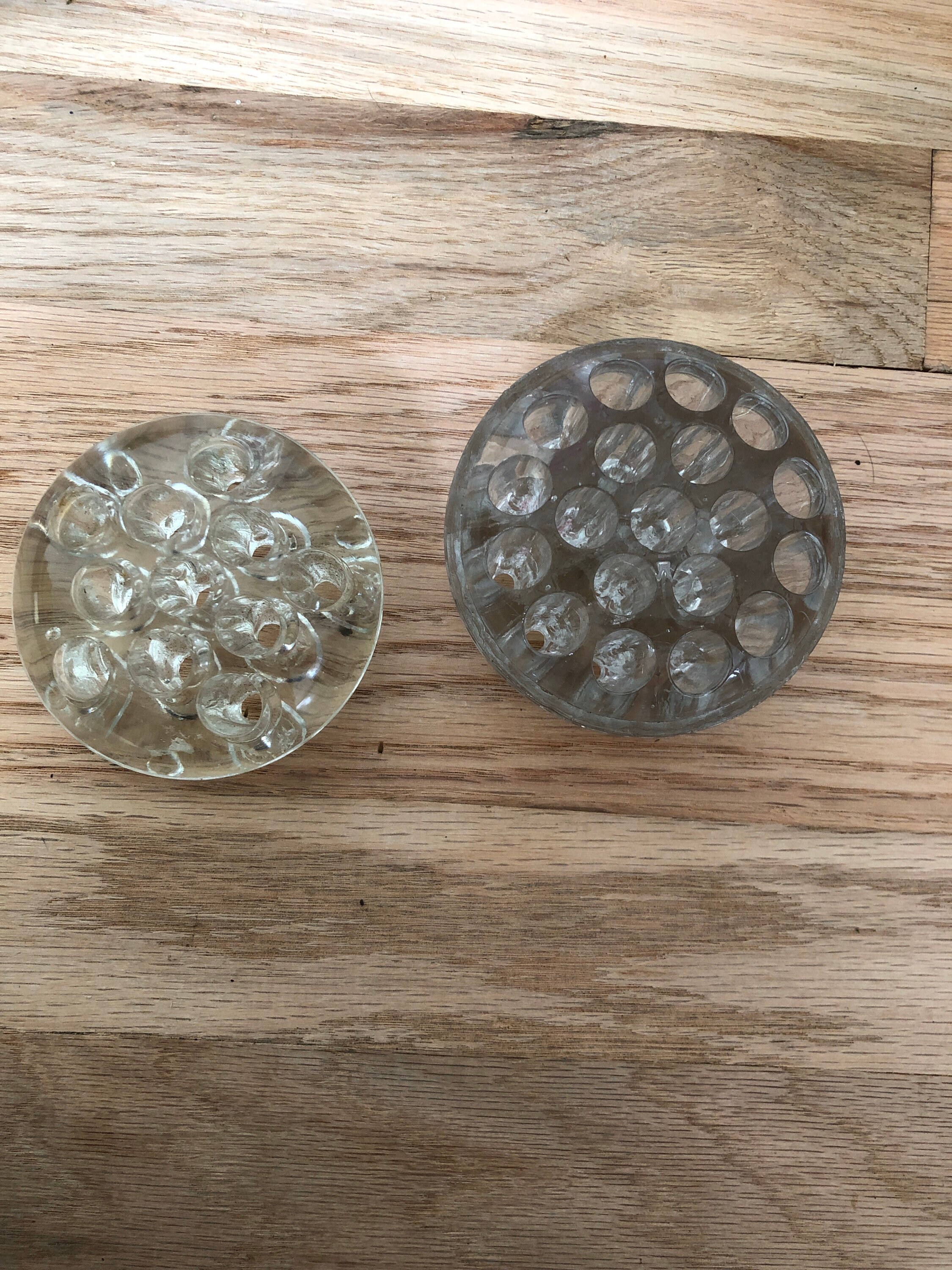 Lot of 2 vintage glass frogs Etsy