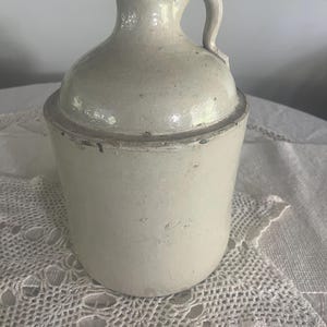 Antique Stoneware 1 Gallon Jug - Shoulder Jug salt glazed crock jug