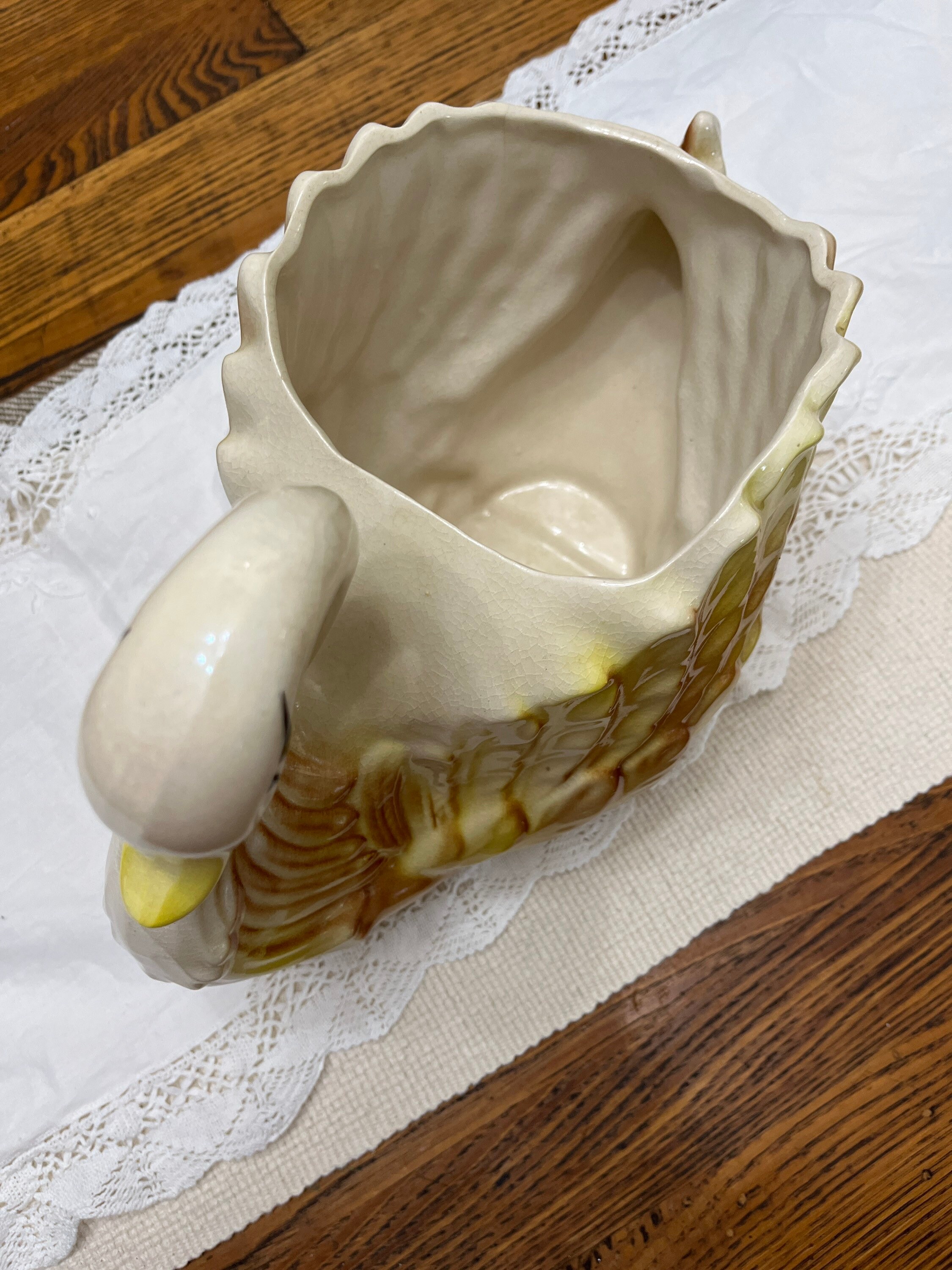 Retro Vintage Swan Vase Swan Planter Etsy