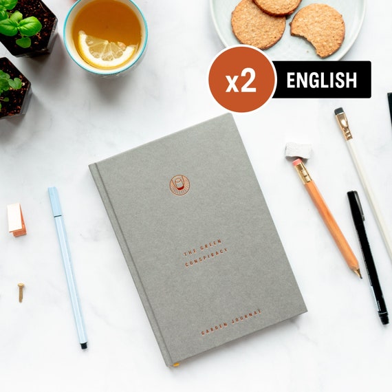 Garden Journal Planner (Pack of 2): Clothbound Planting Notebook
