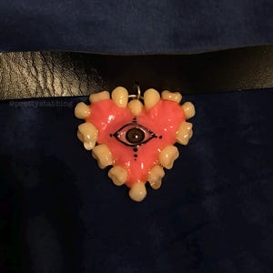 Faux Human Teeth “Admirer” Choker