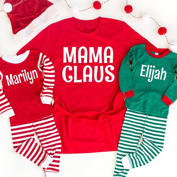 Family Christmas Pajamas, Kids Christmas Pajamas, Family Christmas Shirts, Personalized Christmas Shirts, Christmas Shirts, Kids Christmas