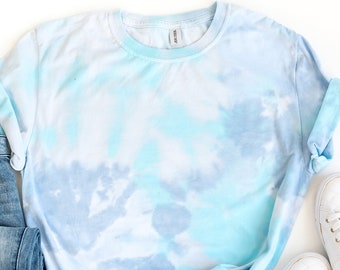 Tie Dye Shirt, Tie Dye Tees, Blank Tie Dye T-Shirts, Boho Tie Dye Shirt, Birthday Party Shirts, Pastel Tie Dye Shirt, Retro Tie Dye Shirts