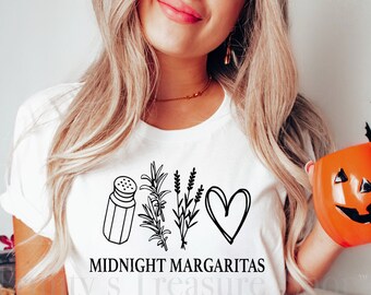 Chemise Midnight Margaritas, Pratique Sorcière Magique Potions Chemise Witch Vêtements Witchy Esthétique Salem Sorcière Femmes Mystic Sweatshirt