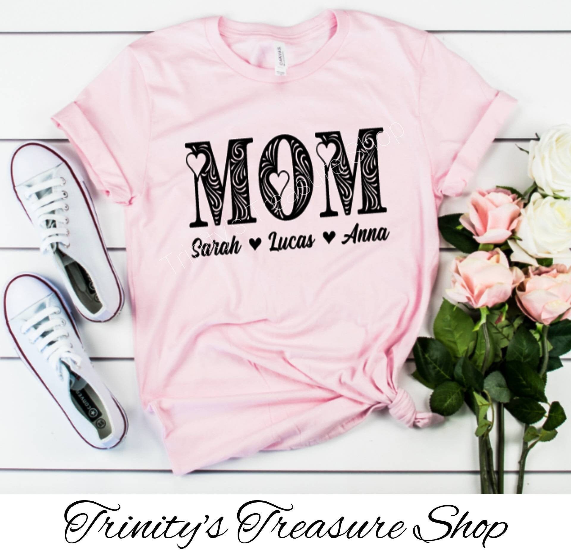Personalized Mom Shirt Mothers Day Shirt Gift for Mom Mom - Etsy UK
