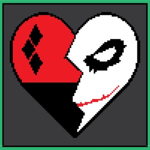 Harley Joker Heart Graph
