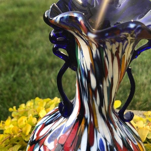 7 A. Pesavento Murano Glass Venezia Vase image 1