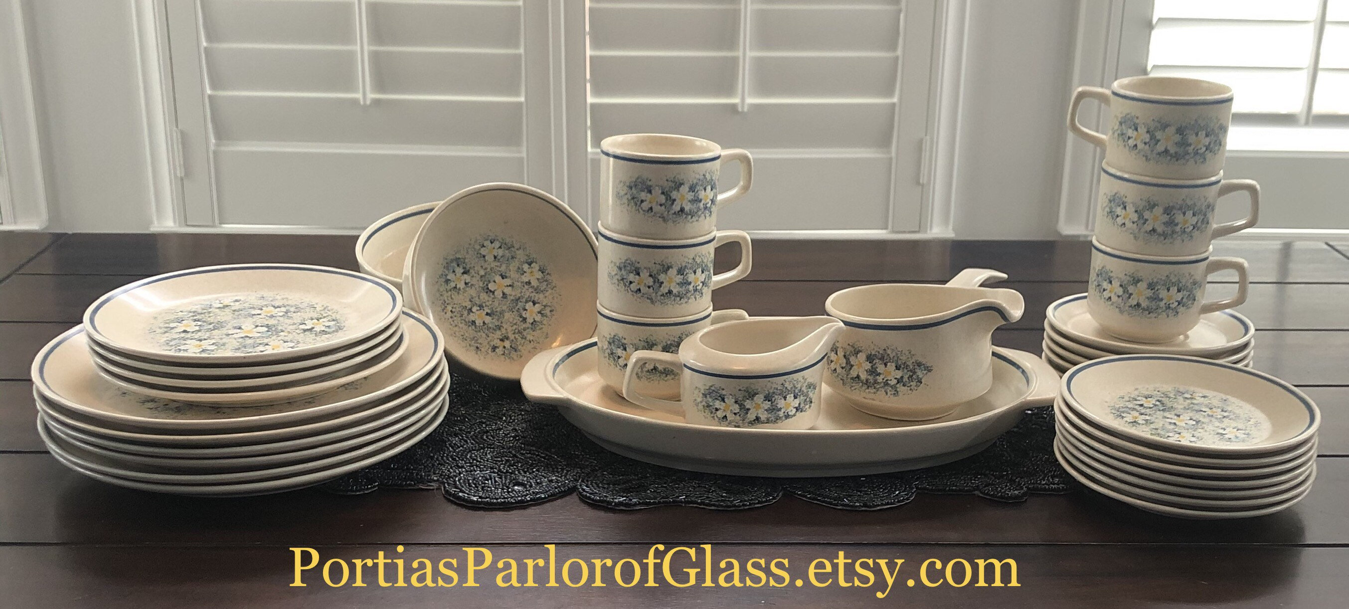 Temperware Quakertown Coffee Mugs Saucers Lenox TemperWare Vintage