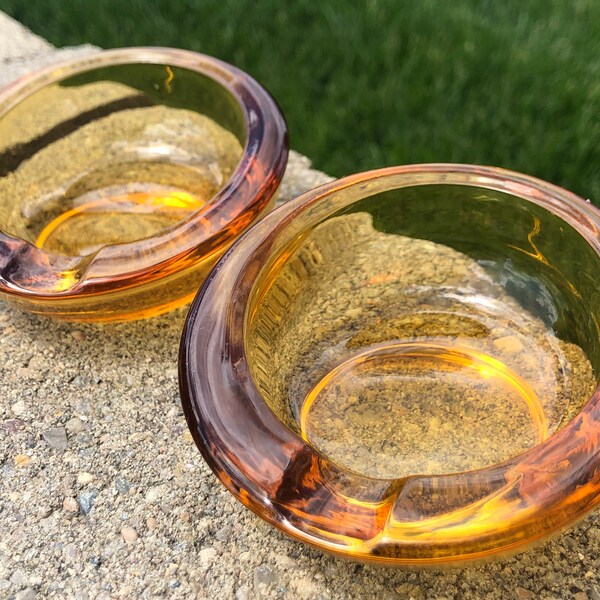 Viking Glass Ashtray Etsy