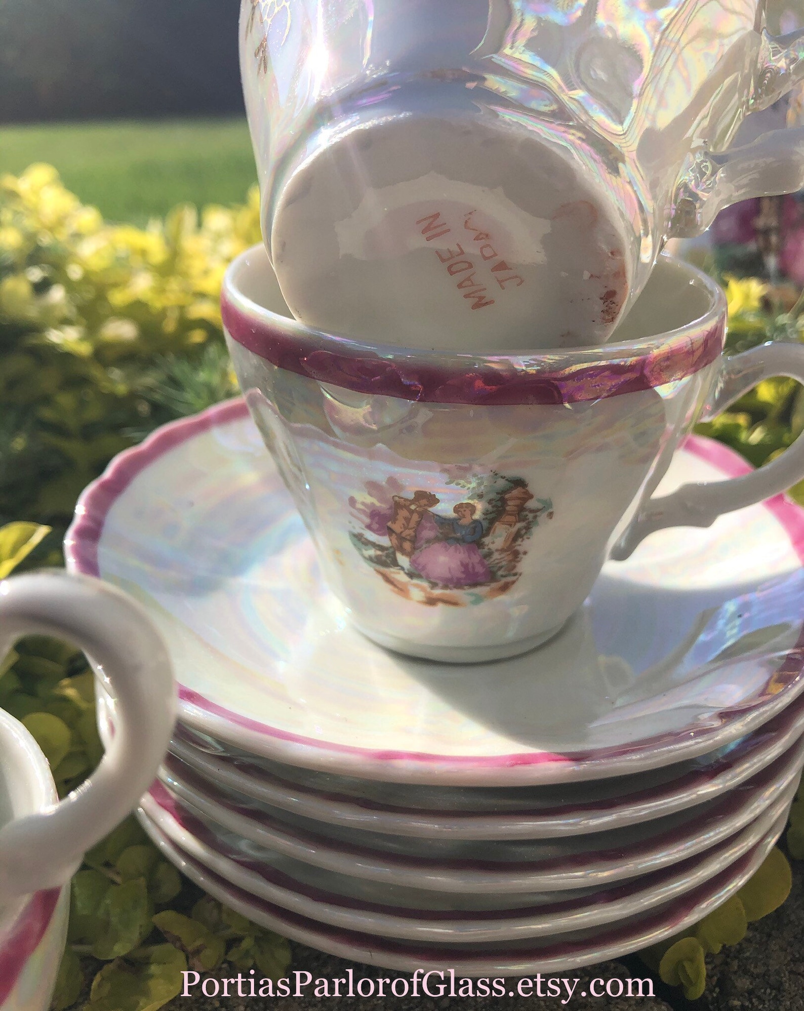 Luster Tea Set Vintage Lusterware Tea Set for Five - Etsy