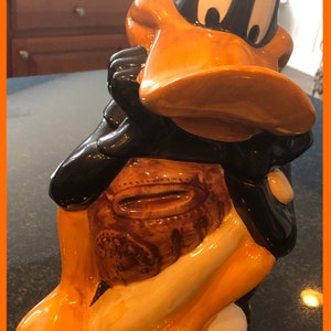 1993 12 Ceramic Daffy Duck Cookie Jar - Etsy