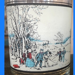 1978 Currier & Ives Arby’s Tumbler “Winter Pastime”