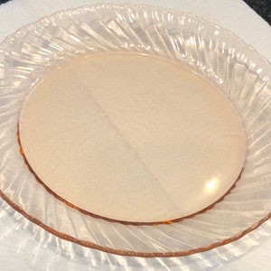 Set of Four (4) Arcoroc Pink 7 1/2” Plates