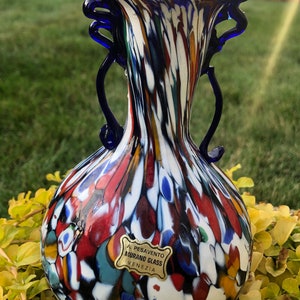 7 A. Pesavento Murano Glass Venezia Vase image 8