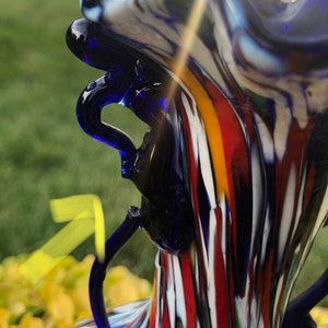 7 A. Pesavento Murano Glass Venezia Vase image 10