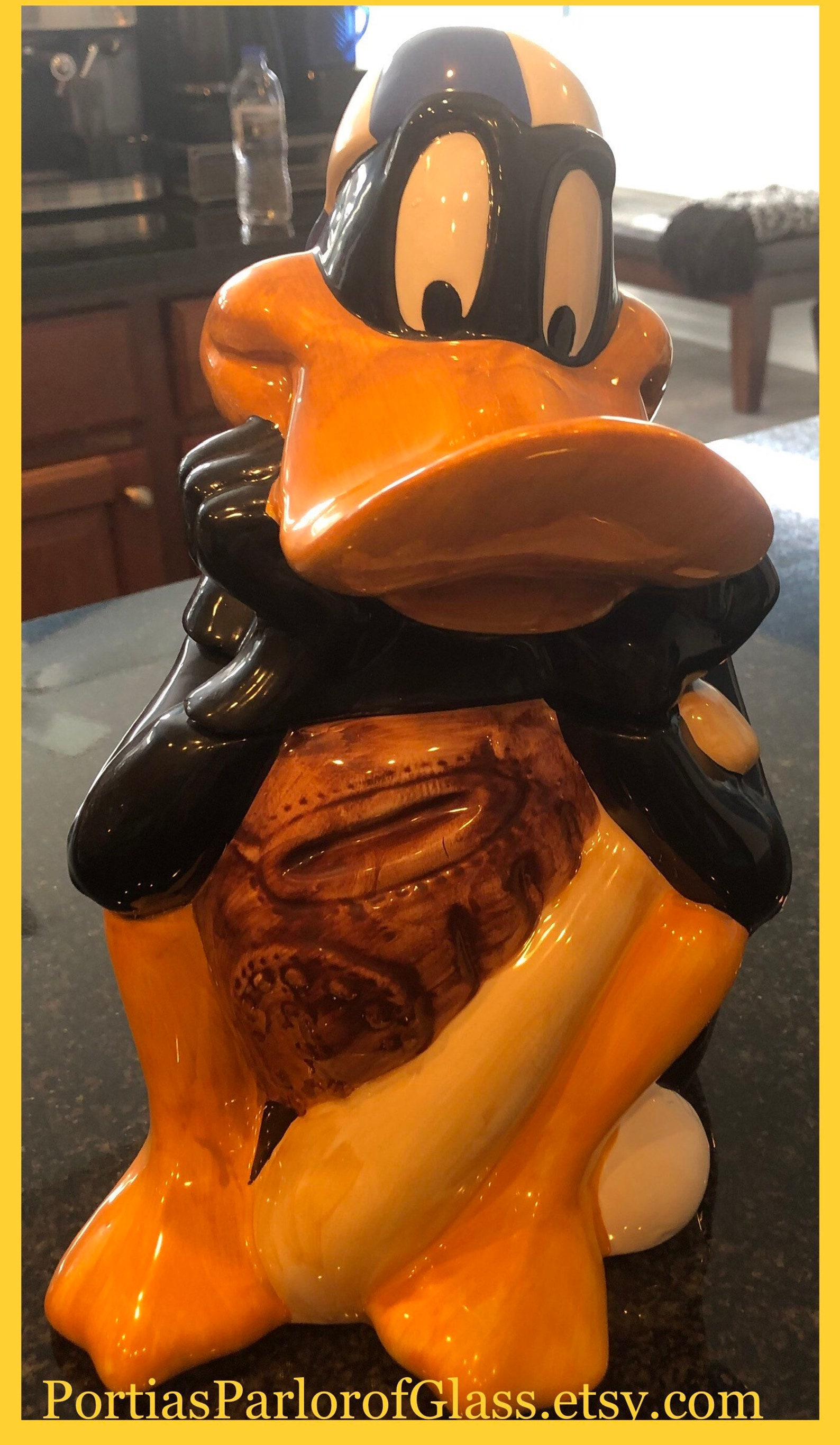 1993 12 Ceramic Daffy Duck Cookie Jar | Etsy