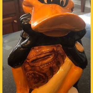 1993 12 Ceramic Daffy Duck Cookie Jar - Etsy