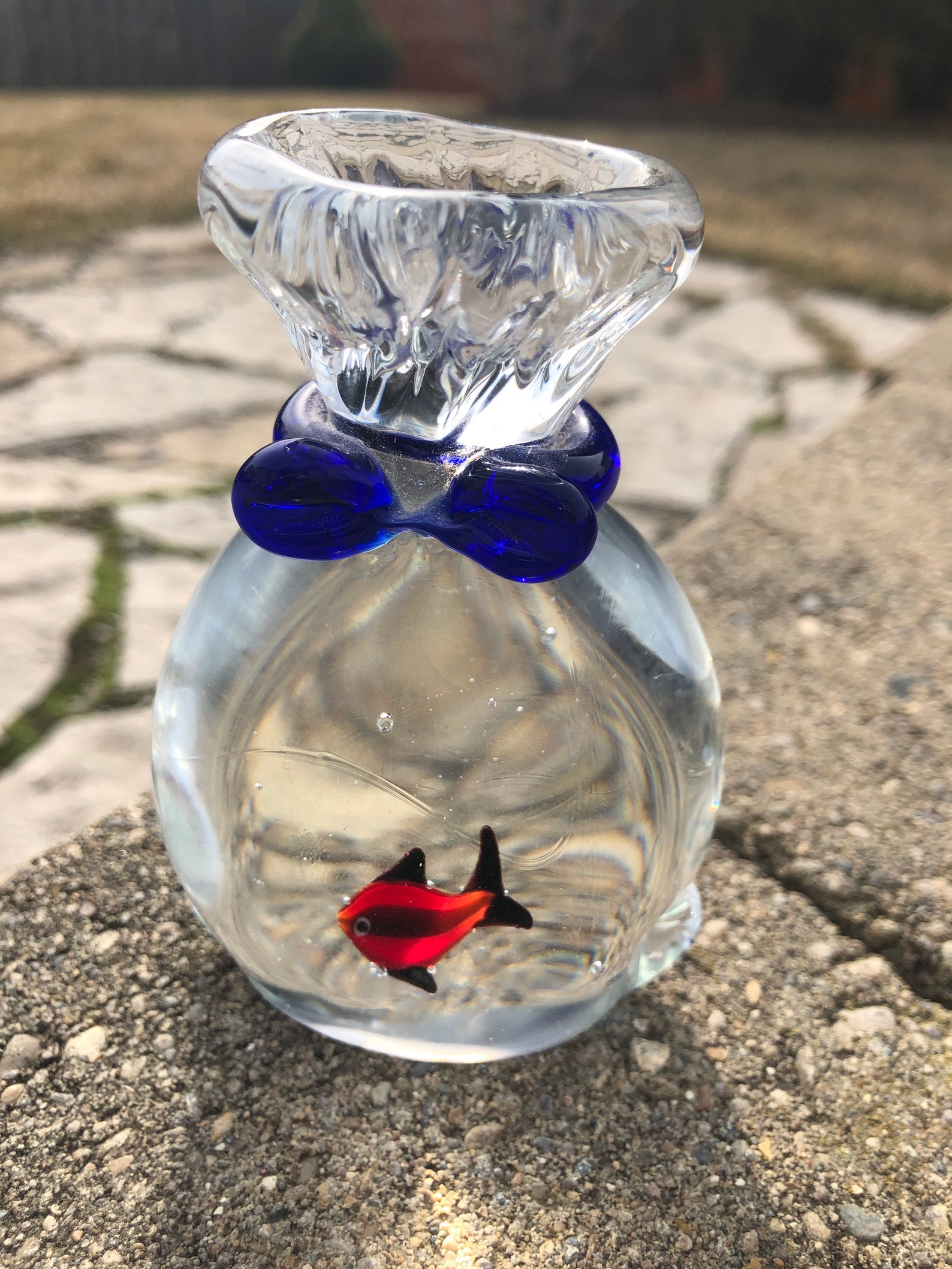 Murano Glass Fish in Bag Etsy