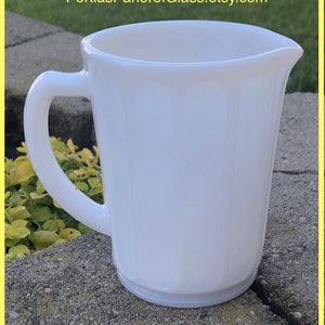1920 Hazel Atlas Platonite Paneled Pitcher
