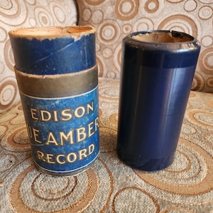Thomas Edison Phonograph Zylinder Schallplatte