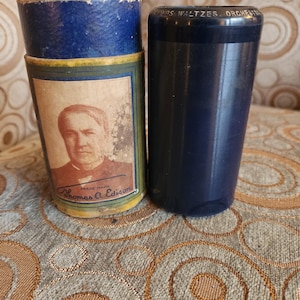 Thomas Edison Phonograph Zylinder Schallplatte