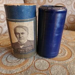 Thomas Edison Phonograph Zylinder Schallplatte