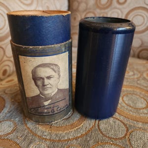 Thomas Edison Phonograph Zylinder Schallplatte