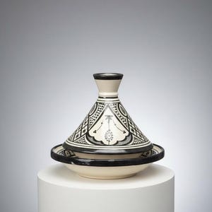 Peut inclure: Une tasse en céramique blanche avec une anse noire et le texte "But First, Coffee" en noir, en gras. La tasse est posée sur une surface blanche.