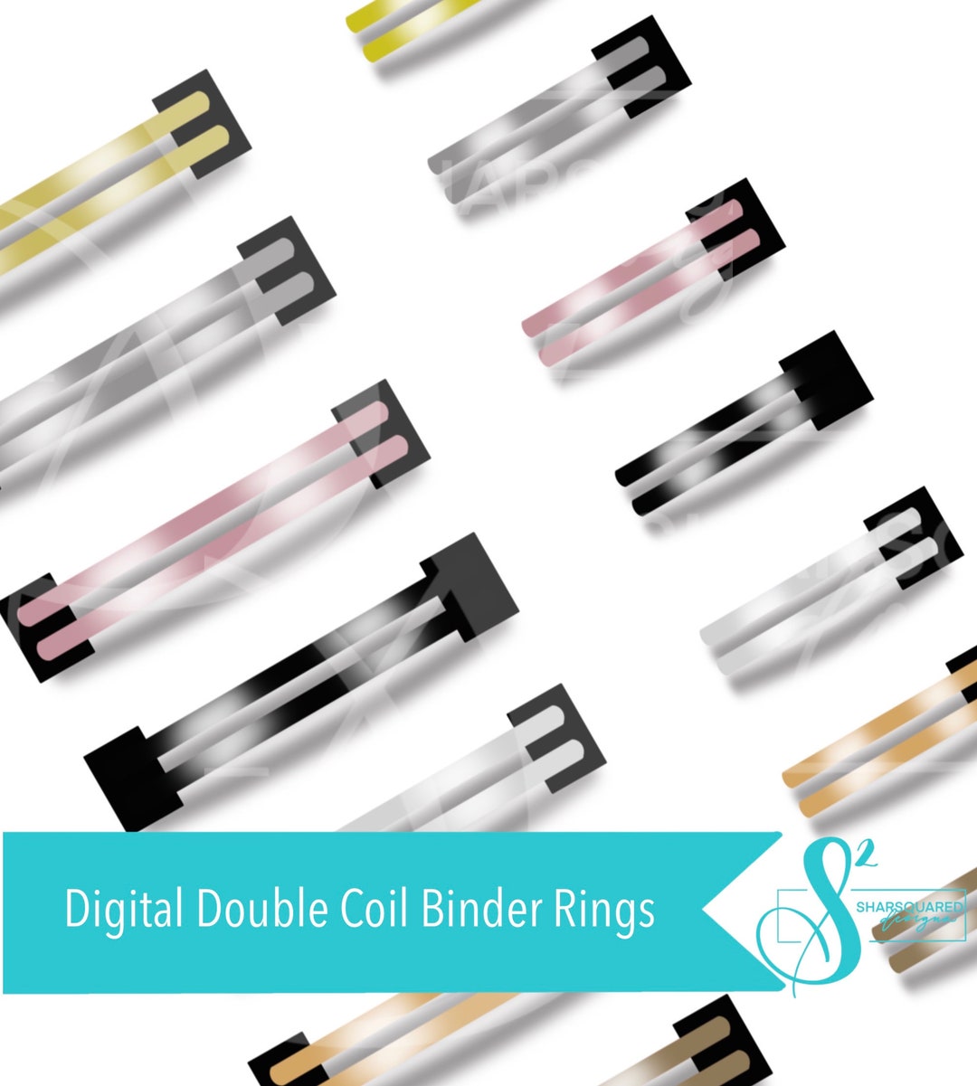 Digital Planner Rings for Goodnotes or Keynote Planners, Design Your