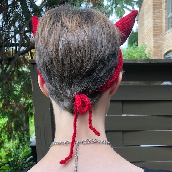 Cosplay Devil Horns Headband - 9 Inch Tall Costume Horns For Halloween ...
