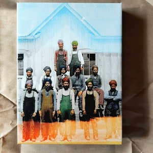 Chak De Phatte: Sikh Lumber Mill arbeiders bij Kapoor Mill in Barnet, British Columbia Canada circa 1910