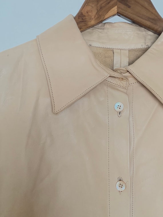Gucci Leather Womens Shirt