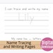 Custom Name Tracing Pages Printable, Handwriting Practice, Name Writing ...