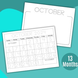 Educational Printable Kids Calendar for the School Year 2024 2025 With Educational Printable Kids Calendar for the School Year 2024 2025 With