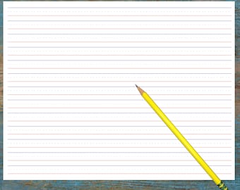 Draw and Write Paper Printable - Lined Paper- Handwriting Practice - Homeschooling - Story Writing Paper for Kinds- Paper with Space to Draw