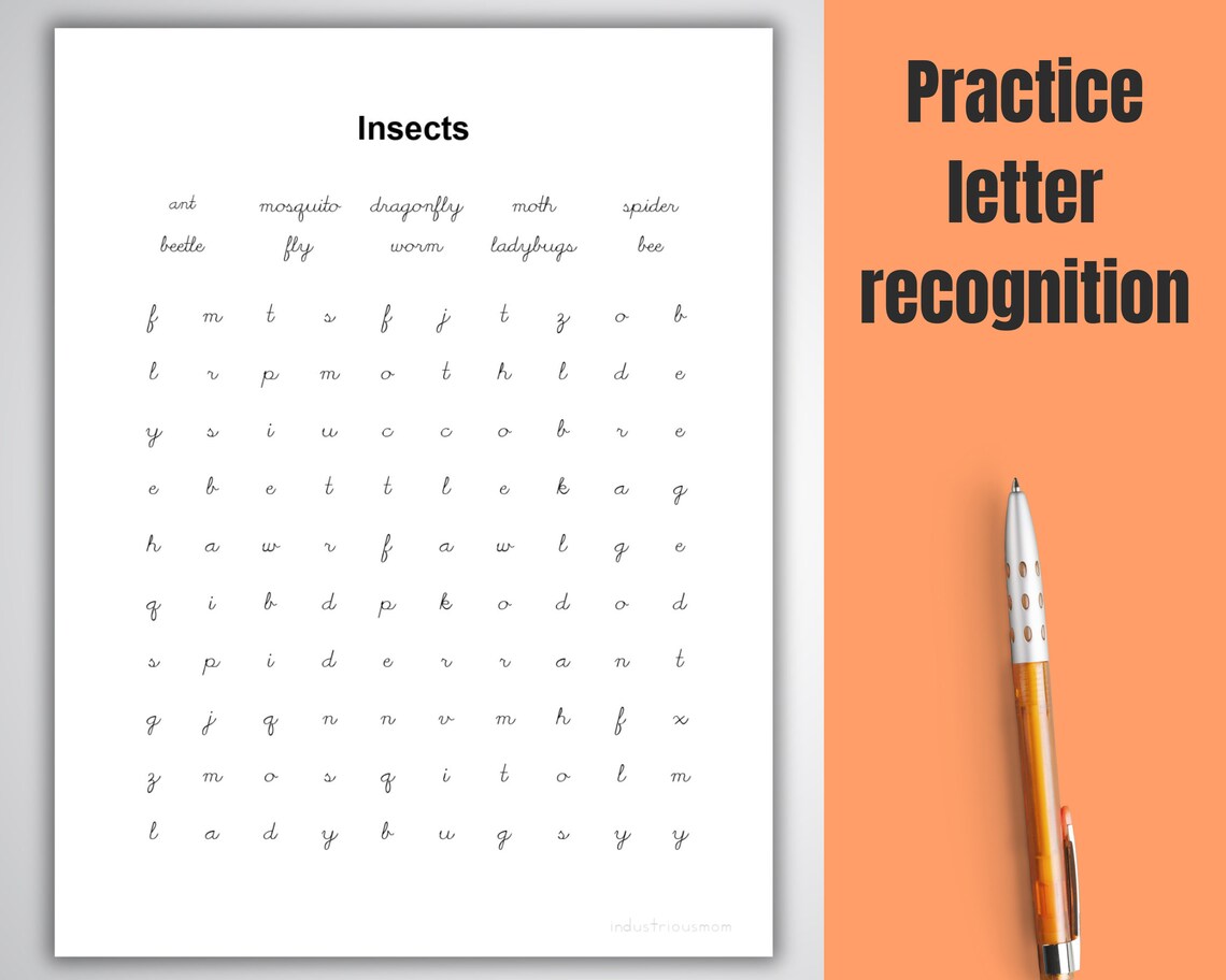 Cursive Handwriting Practice Workbook for Teens & Adults | Printable ...