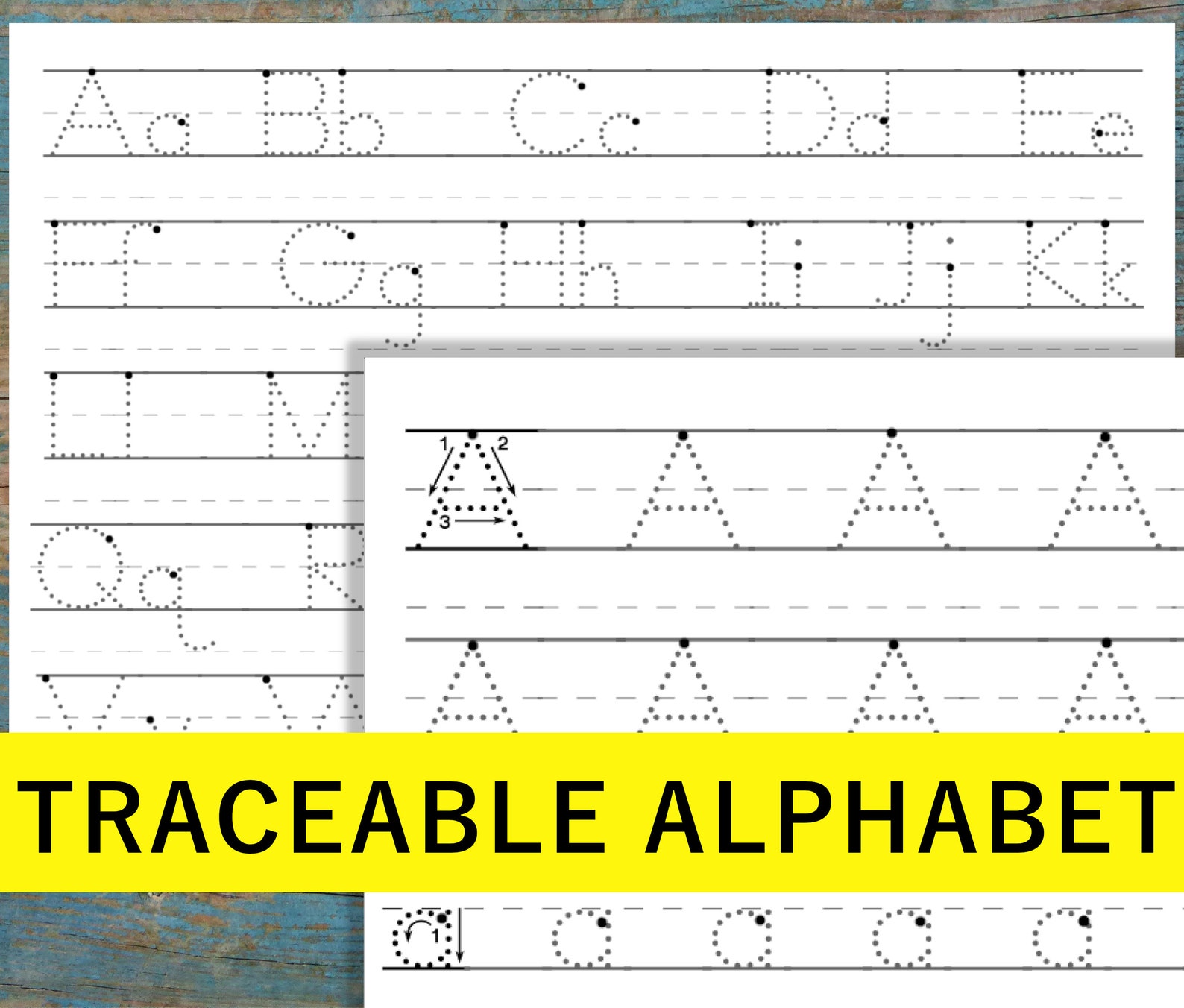 Trace Block Letters