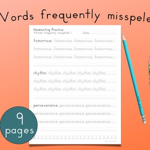Handwriting practice exercises for neat penmanship in adults and teens