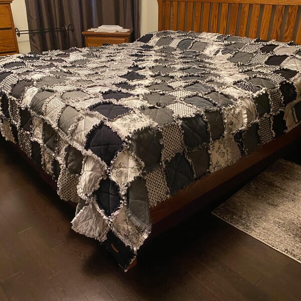 King Rag Quilt Etsy