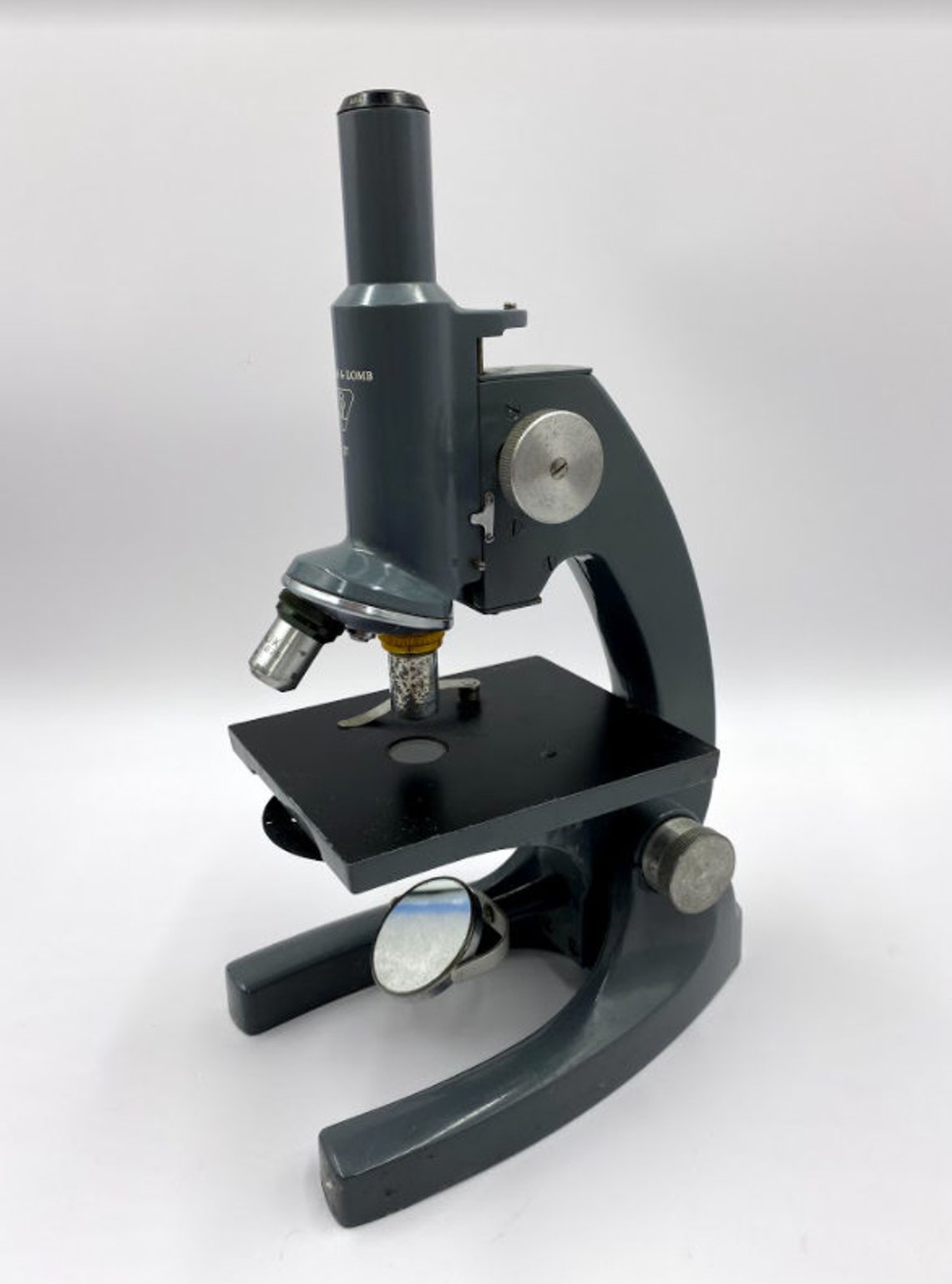 Microscope Bausch & Lomb 1960's Vintage Science Etsy