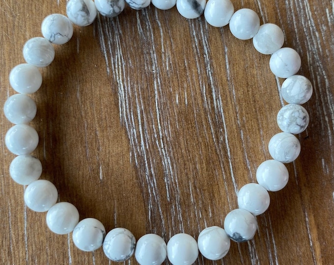 Spiritual Howlite Gemstone Bracelet