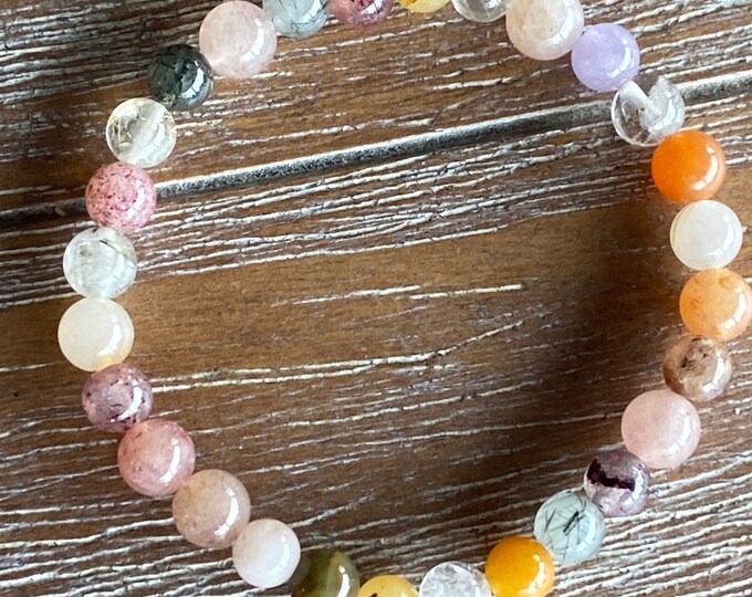 Lodalite Gemstone Beaded Bracelet