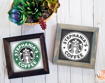 Basic Witch Farmhouse Wood SignRusticStarbucksHalloweenCoffee Bar