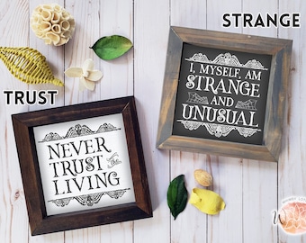 Beetlejuice Halloween Wood Sign: Rustic Farmhouse Fall Decor