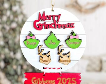 Adornos De Navidad Personalizados 2023, Repisa De Chienea, Failia De