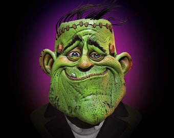 ¡Frankie quiere chocolate! El monstruo de Frankenstein firmado Lámina artística