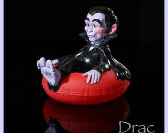 Collectible Hand Painted Dracula Floating Bath Toy